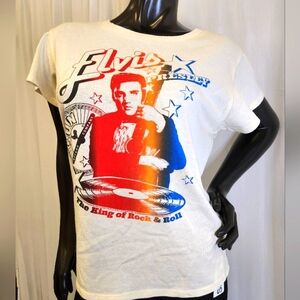 Chaser Brand - Elvis Presley Graphic T-Shirt - Almond. Mannequin Worn Only.